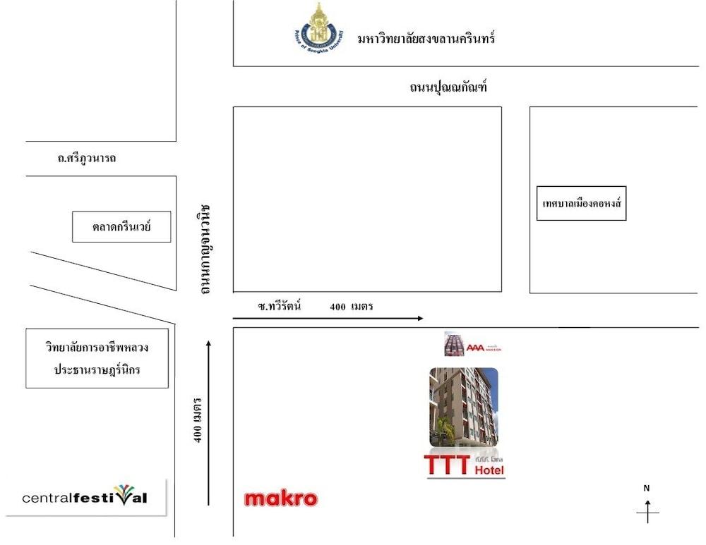 Ttt Hotel Hat Yai Exteriér fotografie